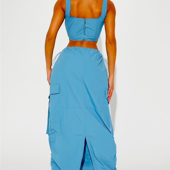 Cargo skirt corset top 100%nylon - Picture 2 of 6